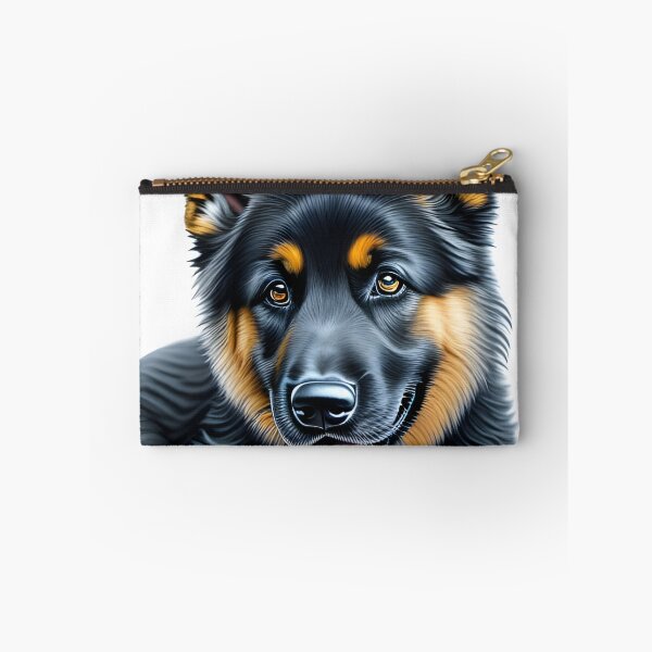 Item preview, Cute German shepherd puppy, charcoal drawing, Ai Generated Art  designed and sold by ACC .