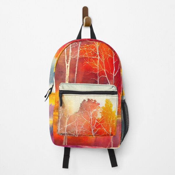 Item preview,  Colorful Autumn Landscape Watercolor 9 designed and sold by Red Witch Art.