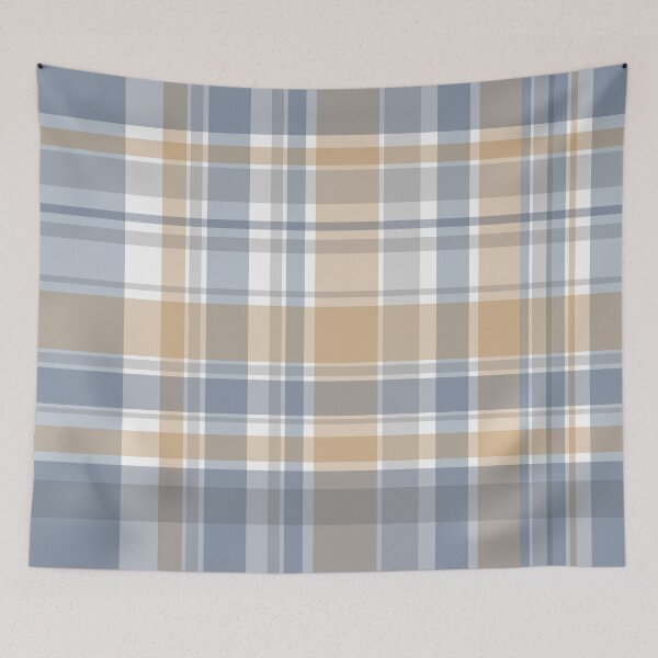 Item preview, Tartan - Blue & Orange designed and sold by Quooki.