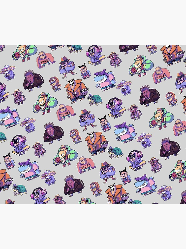 THUG LIFE Family 18 Pack Pattern by mokokosaurus