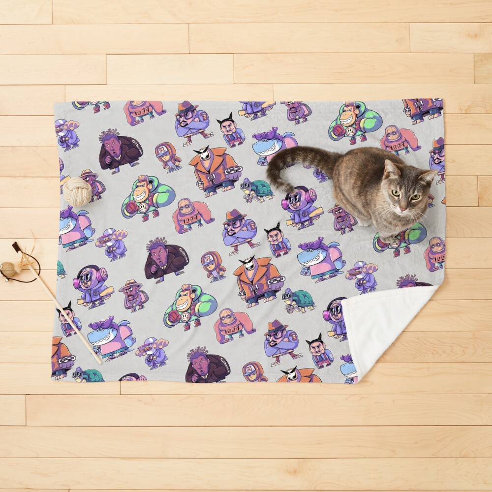 THUG LIFE Family 18 Pack Pattern Pet Blanket