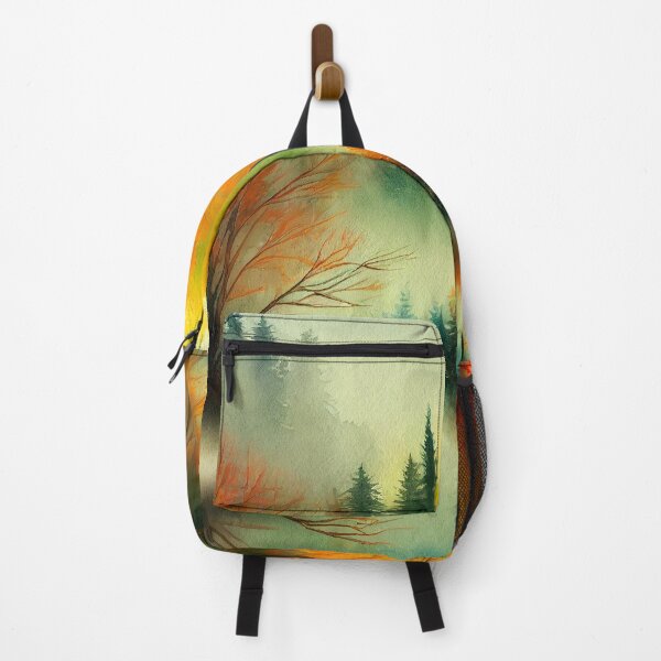 Item preview,  Colorful Autumn Landscape Watercolor 10 designed and sold by Red Witch Art.