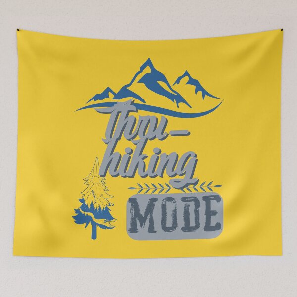 Item preview, thru- hiking mode, forest river sun inside tree pine designed and sold by movie-popcorn.
