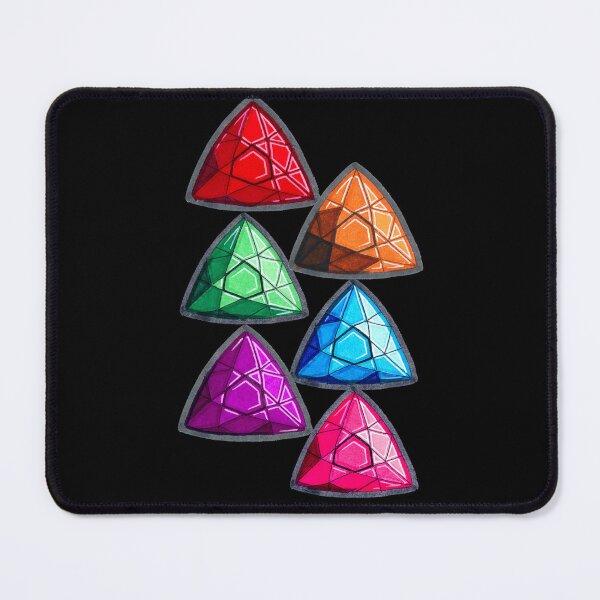 Item preview, Gemstones (Trillon cut, Vertical) designed and sold by dragonwriterart.