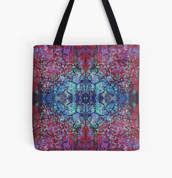 Bohemian Blossom Burst All Over Print Tote Bag