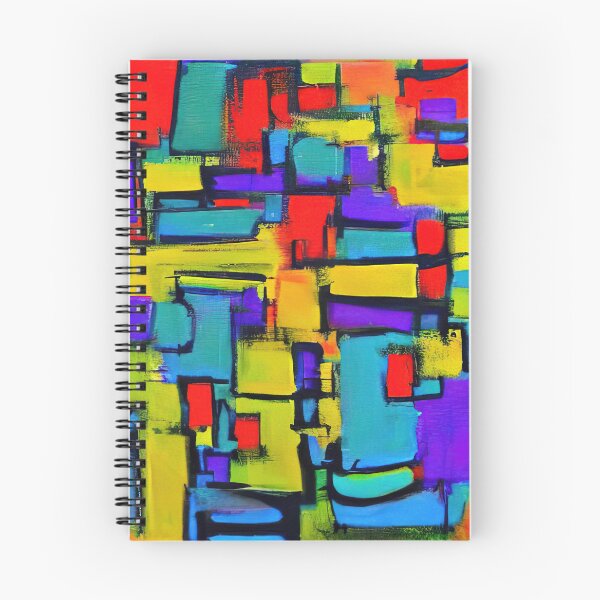 Item preview, Colorful painted squares designed and sold by lalylaura.