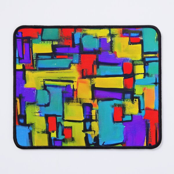 Item preview, Colorful painted squares designed and sold by lalylaura.