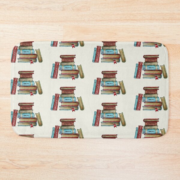 Item preview, Stack of Books, Watercolor Illustration, Bookworm, Book Lover designed and sold by JoyfulWhimsy.