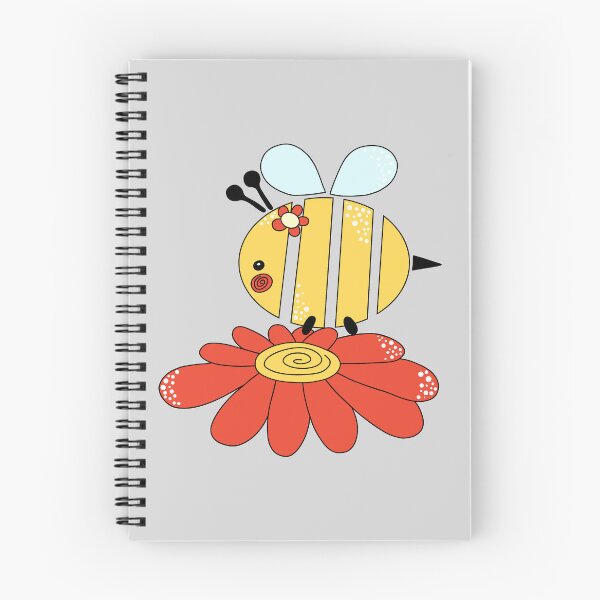 Item preview, Cute Simple Bee on Flower #2 designed and sold by Desings-by-Tina.