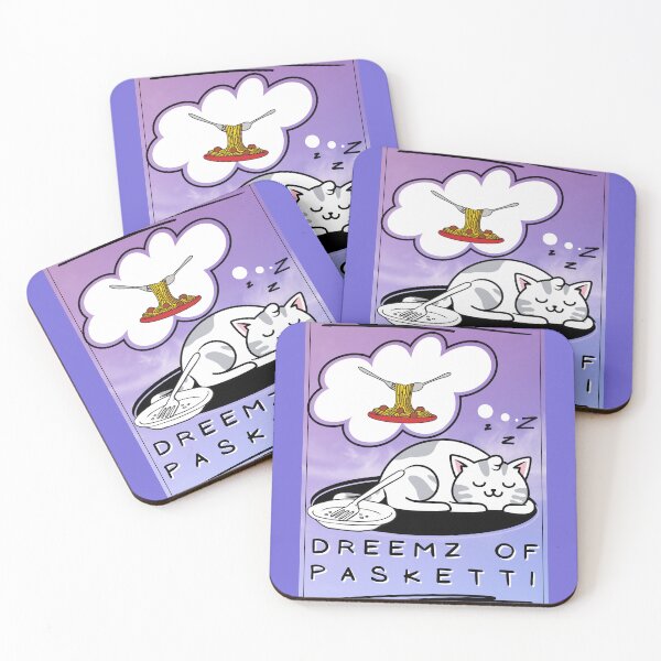 Item preview, Dreemz of Pasketti - Cats Love Pasta - The ChillAnimals designed and sold by Soundpups.