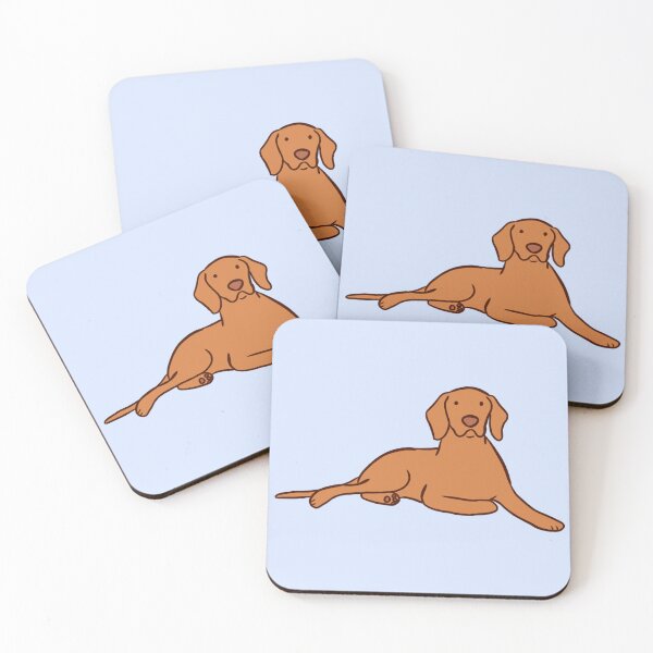 Item preview, Vizsla cute dog illustration  designed and sold by Yarafantasyart.