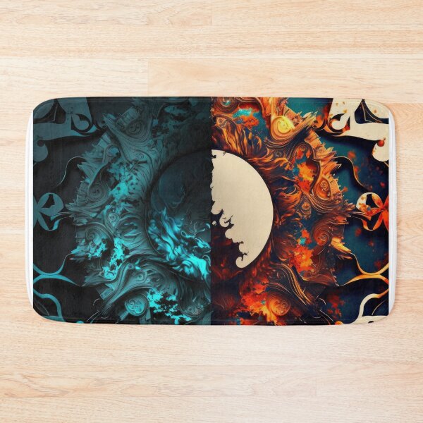 Item preview, Good vs Evil abstract designed and sold by DamagedNation.