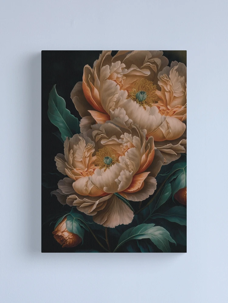 ARTCANVAS Peony Flower Home Decor Square Canvas retailer Art Print