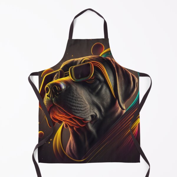 Item preview, Psychedelic labrador with mirrored sunglasses 1 designed and sold by lmcrodrigues.