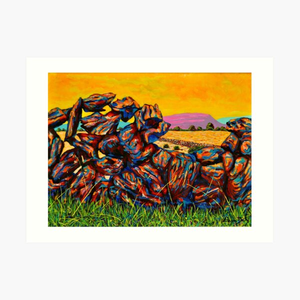 Through a Burren Wall Art Print