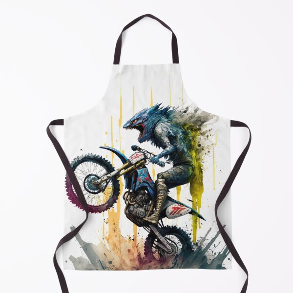 Item preview, Monster Riding Dirt Bike Paint Splash Style designed and sold by KoolArtDistrict.