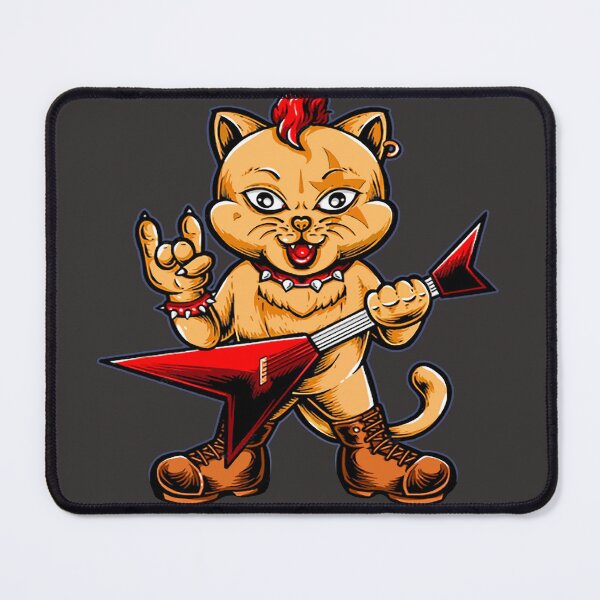 Item preview, The Cat Guitar Groovin funny awesome art designed and sold by AssamFT.