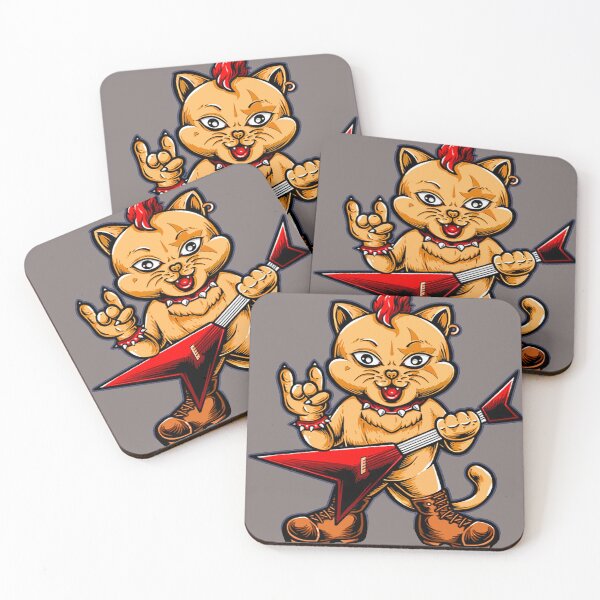 Item preview, The Cat Guitar Groovin funny awesome art designed and sold by AssamFT.