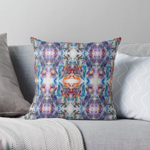 Crystal Prism Reflecting Light Throw Pillow