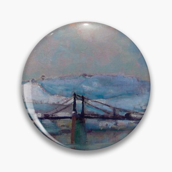 Item preview, The Elbeuf Bridge Under Snow designed and sold by tomorrowsart.