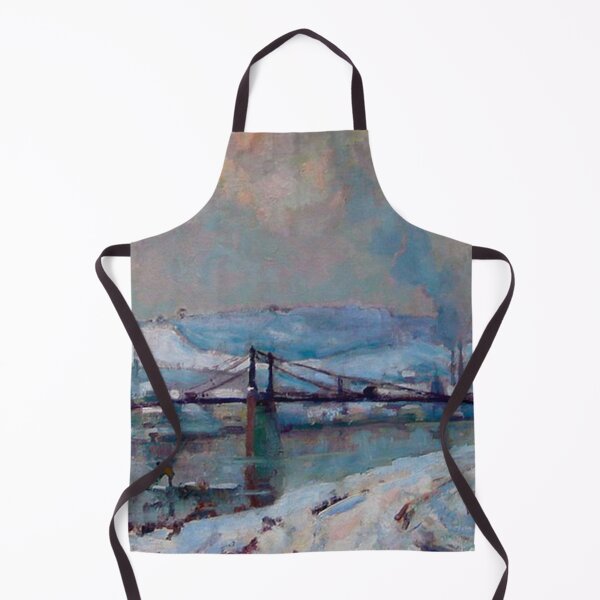 Item preview, The Elbeuf Bridge Under Snow designed and sold by tomorrowsart.