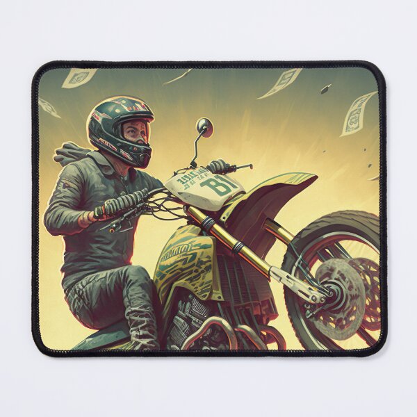 Item preview, Dirt Bike Stunt Around Money designed and sold by KoolArtDistrict.