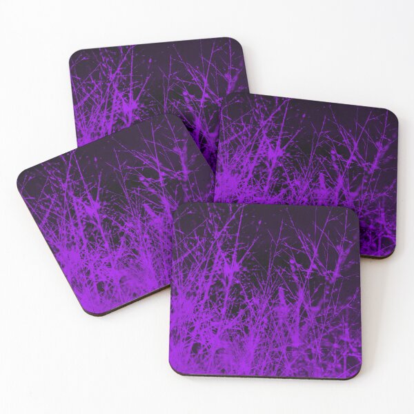 Item preview, violet abstract grass designed and sold by fowons.