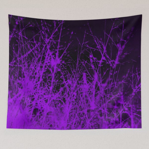 Item preview, violet abstract grass designed and sold by fowons.