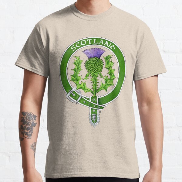 Belted Thistle Badge of Scotland Classic T-Shirt