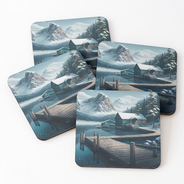 Item preview, Lakefront home with mountain views designed and sold by Globuwear.