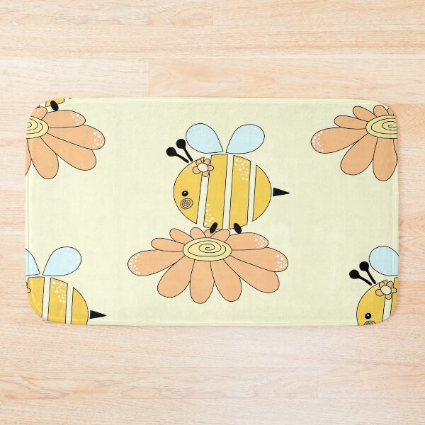 Item preview, Cute Simple Bee on Flower #4 designed and sold by Desings-by-Tina.