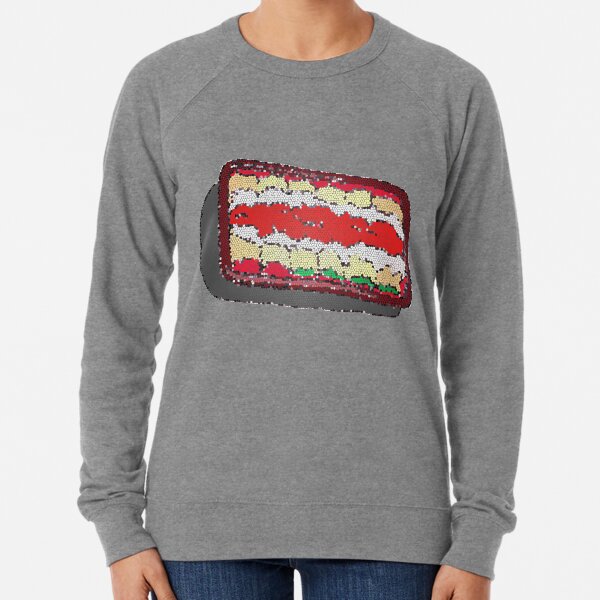 Tub of Lasagna rolls- stained glass Lightweight Sweatshirt