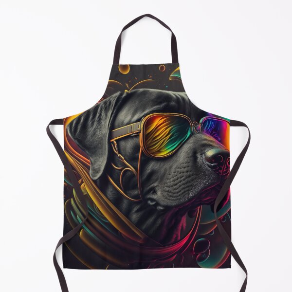 Item preview, Psychedelic labrador with mirrored sunglasses 2 designed and sold by lmcrodrigues.
