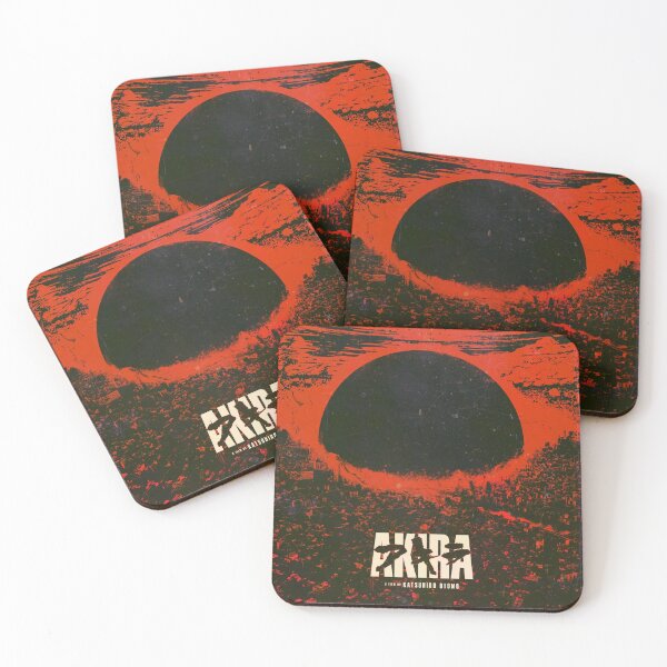 Item preview, Akira cyberpunk city explosion poster red designed and sold by Neromancer.