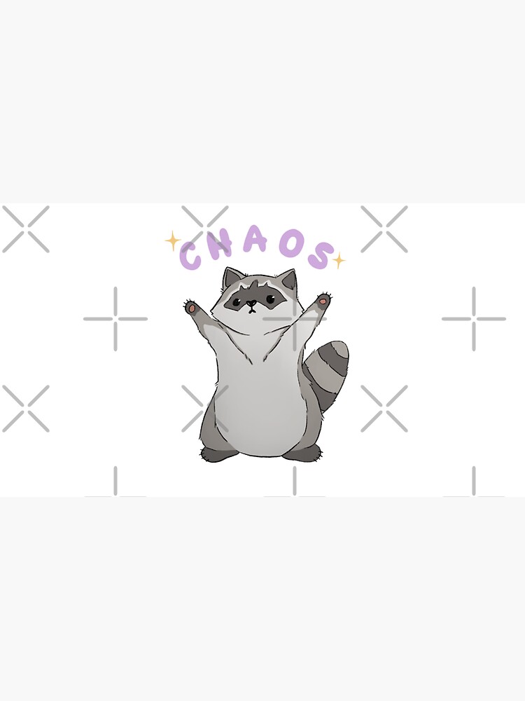Thumbnail 7 of 7, Cap, Raccoon Chaos designed and sold by dabidraws.