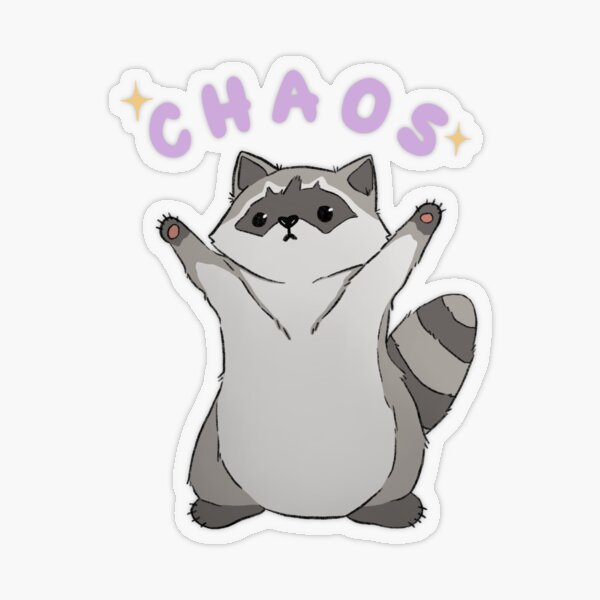 Item preview, Raccoon Chaos designed and sold by dabidraws.