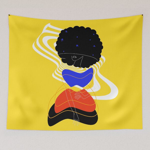 Item preview, Estrellas en su arte afro futurista n.º 3 designed and sold by AJdodd.