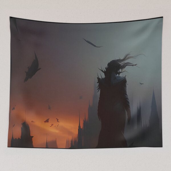 Item preview, 'Vampire Empress' Abstract Art Painting Digital Art designed and sold by Gogmagosh.