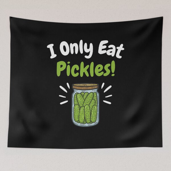 Item preview, I Only Eat Pickles Funny Gym Workout Exercise Fitness Goals designed and sold by Moremonclub.