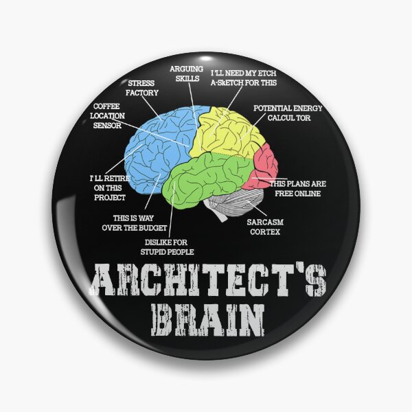 Item preview, Funny Architect's Brain - Architecture Students  designed and sold by Masaw.