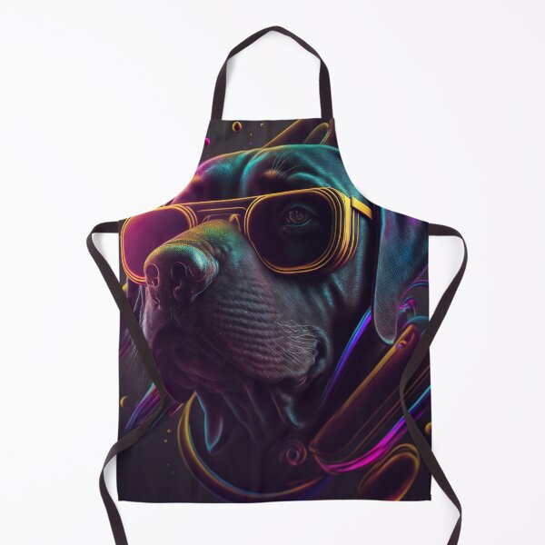 Item preview, Psychedelic labrador with mirrored sunglasses 3 designed and sold by lmcrodrigues.