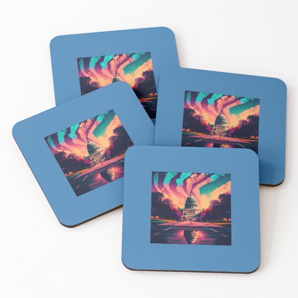 Item preview, Psychedelic Washington D.C. Capitol designed and sold by Bleknervin.