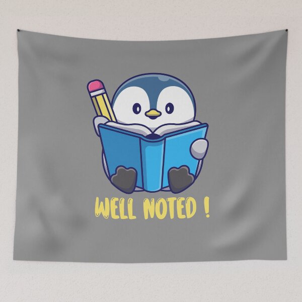Item preview, Well Noted ! Penguin designed and sold by Vendetta-art.