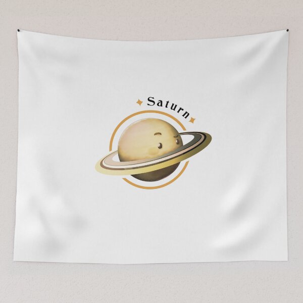 Item preview, Saturn Planet of Solar System to Pack little cute kawaii - learn astronomy gift designed and sold by celestevolta.