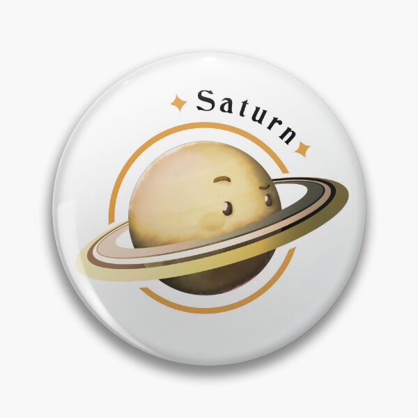 Item preview, Saturn Planet of Solar System to Pack little cute kawaii - learn astronomy gift designed and sold by celestevolta.