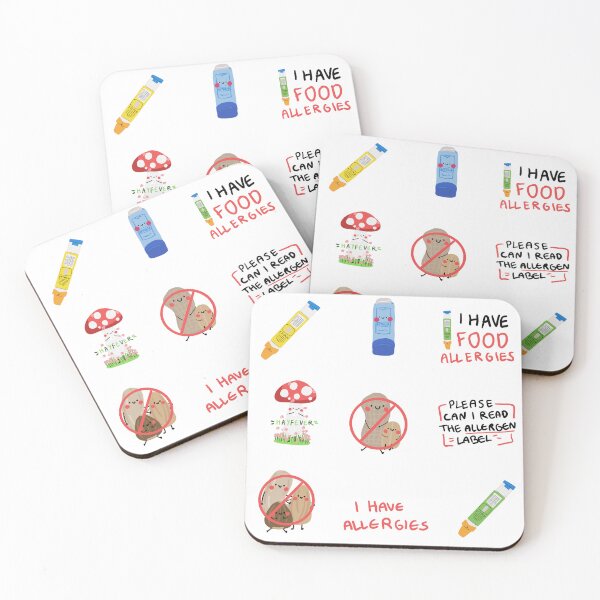 Item preview, Allergy Awareness Pack designed and sold by Samantha MadeOfAtoms.