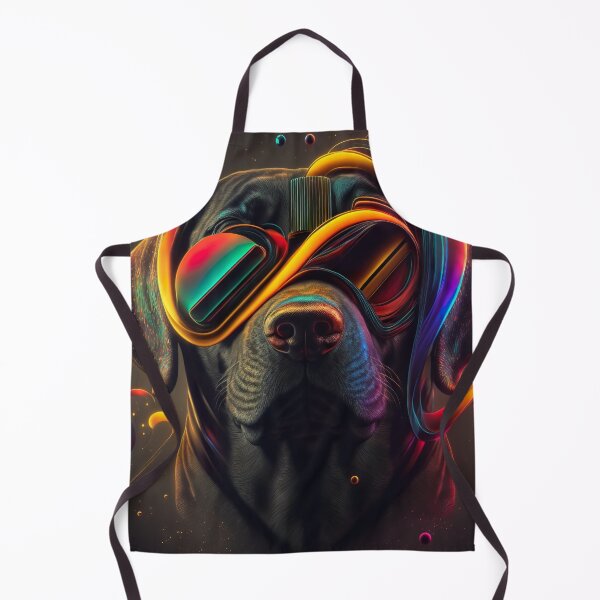 Item preview, Psychedelic labrador with mirrored sunglasses 4 designed and sold by lmcrodrigues.