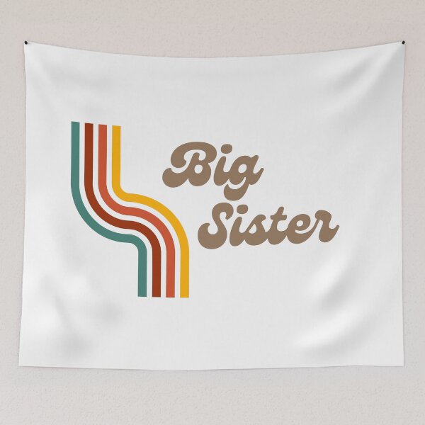 Item preview, Big Sister Retro Style 1 designed and sold by AddictedToStick.