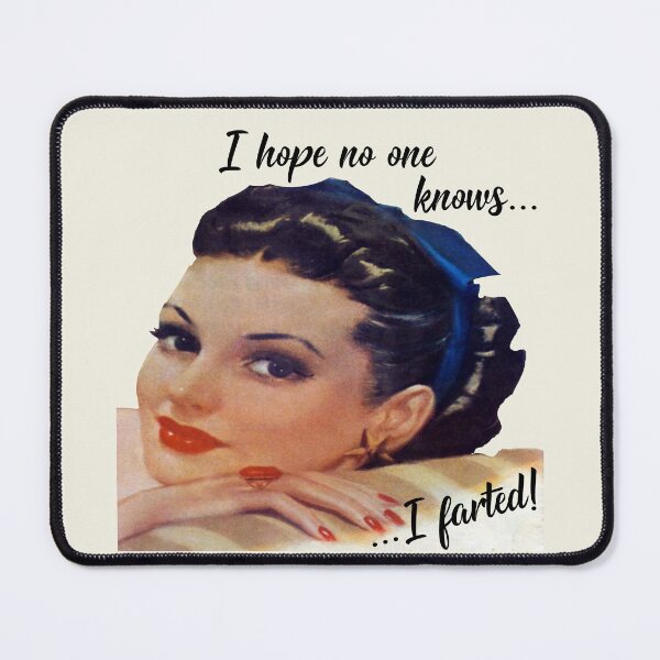 Item preview, Funny Comic Book Pin Up Girl I hope no-one knows I farted! designed and sold by CrafTeeMrsB.