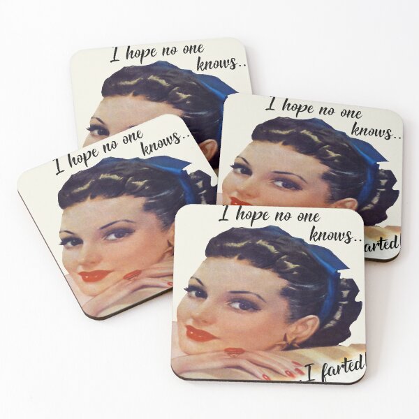Item preview, Funny Comic Book Pin Up Girl I hope no-one knows I farted! designed and sold by CrafTeeMrsB.